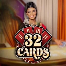 Live Casino logo of 32 Cards from Ezugi at SpinSahara Casino