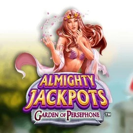 Official Jackpots logo: Almighty Jackpots: Garden of Persephone by Novomatic at SpinSahara Casino