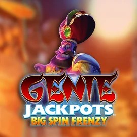 Genie Jackpots: Big Spin Frenzy slot visual from Blueprint Gaming available on spin-sahara.dk