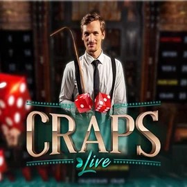 Live Craps game by Evolution – logo hosted on SpinSahara Casino