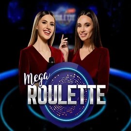 Mega Roulette casino game by Pragmatic Play – featured logo at SpinSahara Casino