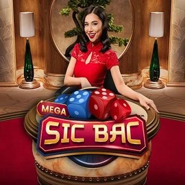 Mega Sic Bac slot logo by Pragmatic Play at SpinSahara Casino