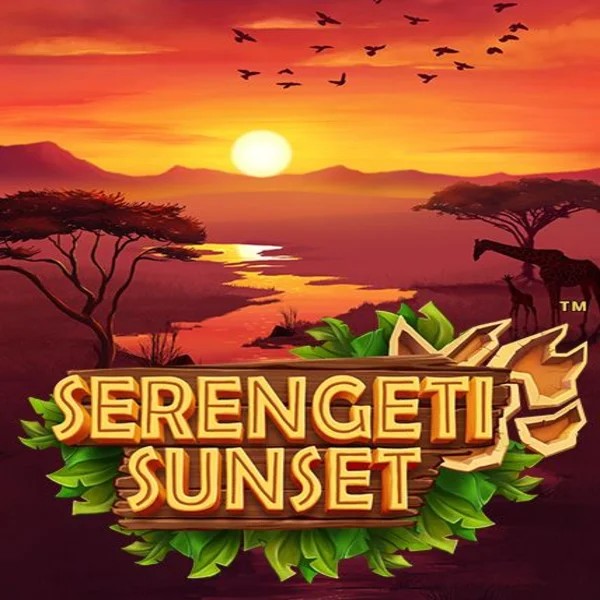 Serengeti Sunset slot logo by Skywind Group at SpinSahara Casino
