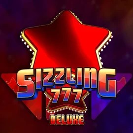 Sizzling 777 Deluxe online game logo by Wazdan on spin-sahara.dk